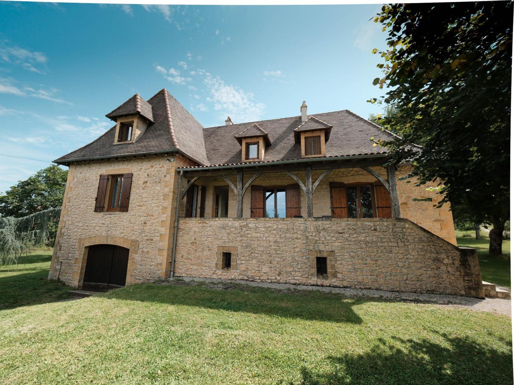 Grande Maison En Perigord A 10 Mn De Sarlat Marquay Luaran gambar